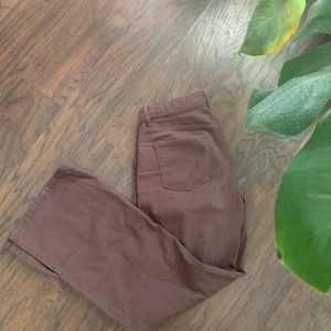 Brown H&M wide leg pants